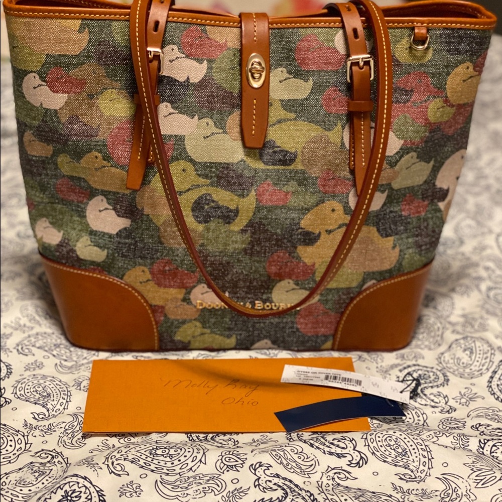 Dooney and Bourke Duck Dynasty Camo Dover Tote